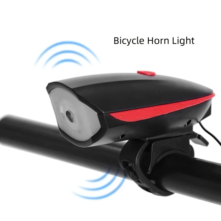 Bicycle Light With Horn Waterproof Bike Lights LED Bike Front Lights With Louder Speaker For Outdoor Sporting