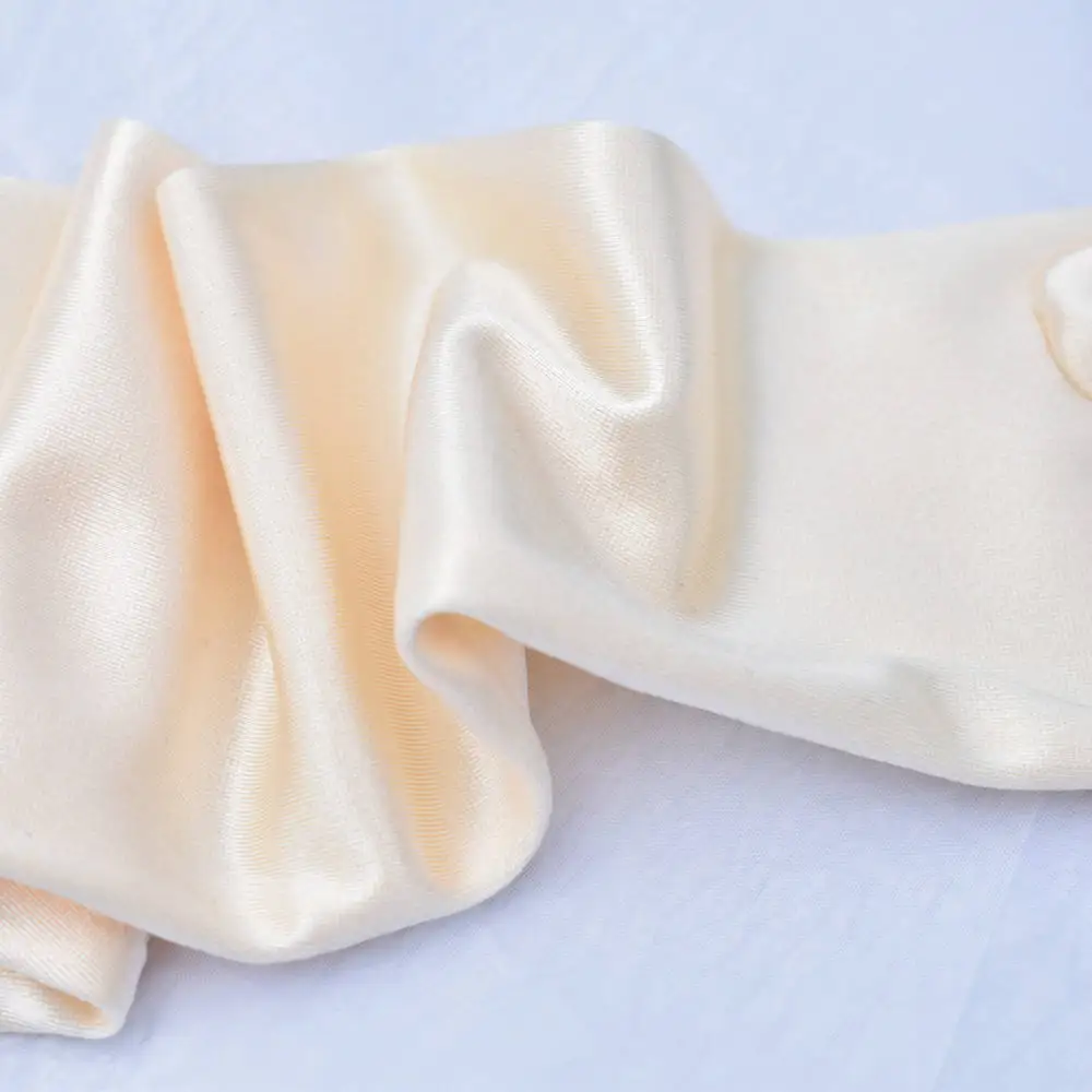 Opera Wedding Party Full Finger Satin Gloves Elastic Ladies Sexy Black Long Gloves For Women