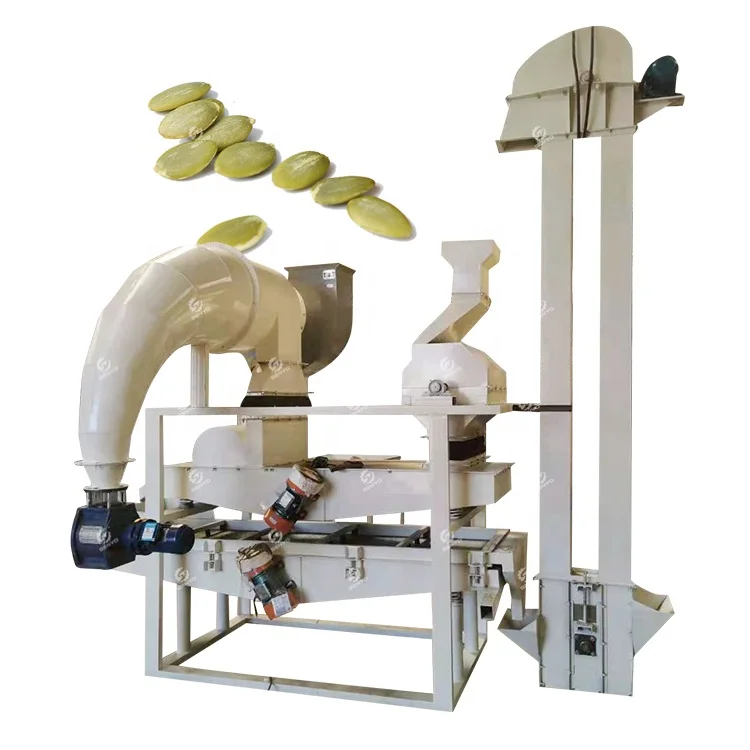 High Quality Watermelon Seed Sheller Pumpkin Seed Cleaning Shelling Separating Machine