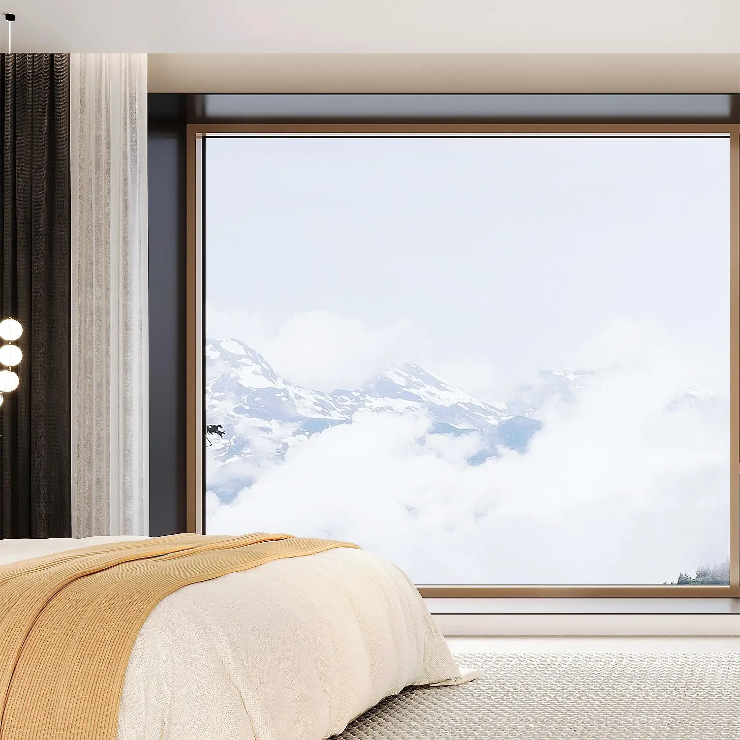 Fixed Window Customized Large Aluminum Fixed Glass Windows Aluminum Window for House