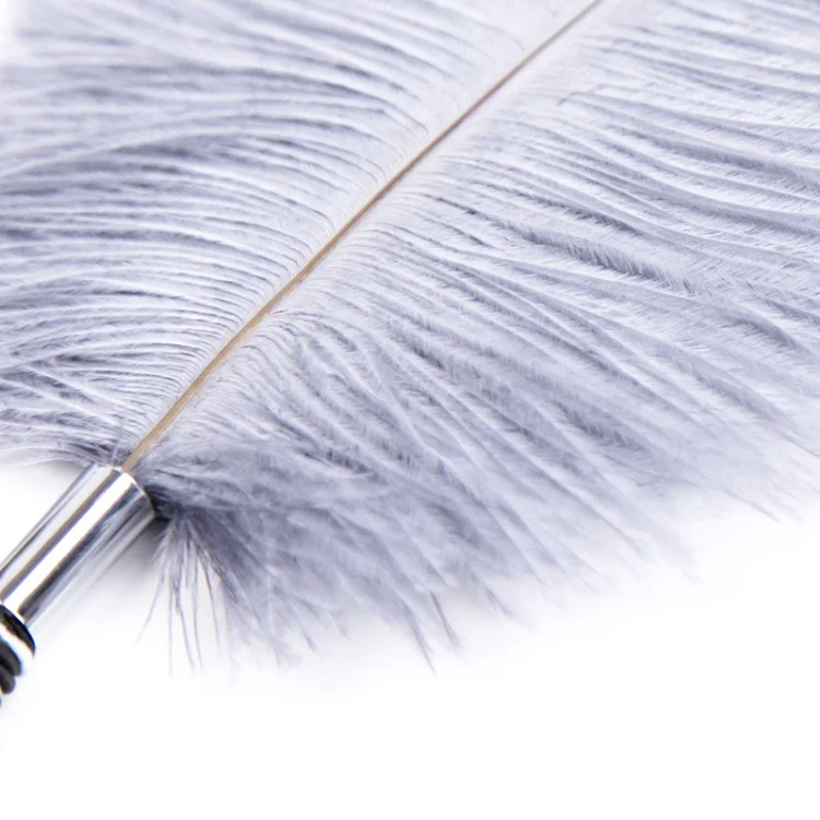 Wholesale Couples Flirting Feather Sex Toy Adult Sm Bondage Stimulating Body White Soft Feather Sexy Tools