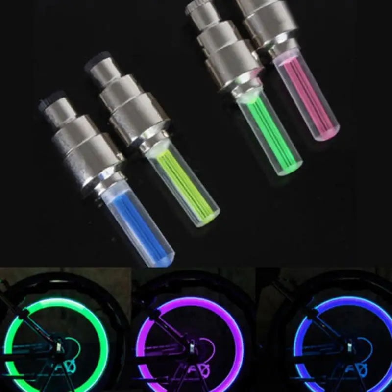 Led Flash Tyre Valve Light For Car Bike Bicycle Motorbicycle Wheel Light Tire Light