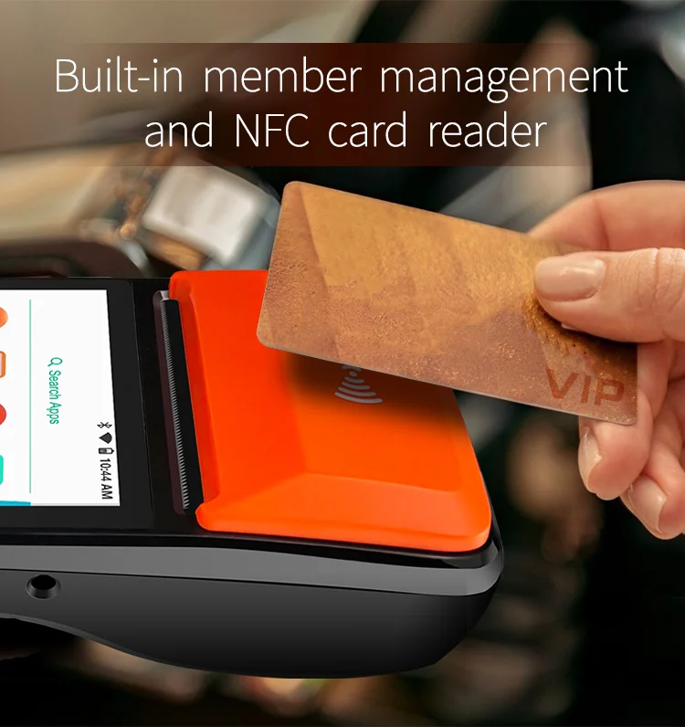 Высокое качество R330 Android портативный 4G NFC POS терминал принтер сканер штрих-кода