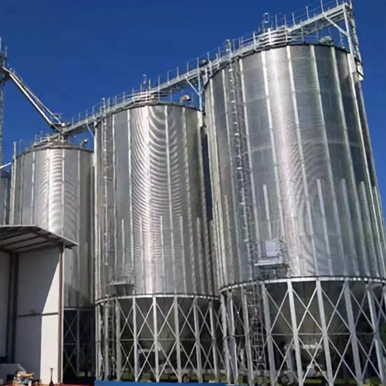 
vertical stainless steel milk storage silo 