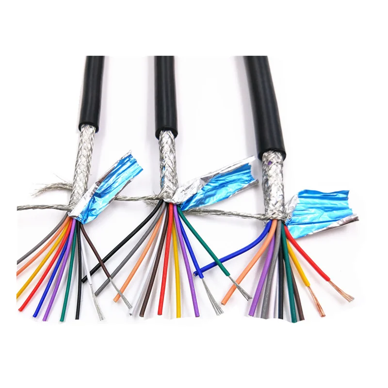 High flexible drag chain cable shield wire TRVVP2 3 4 5 core 0.150.20.3 flexural encoder signal cord