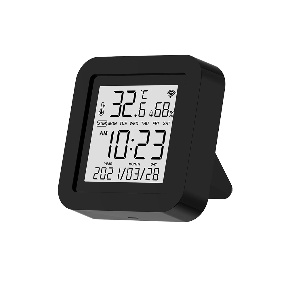 SZMYQ Tuya Smart Home Green House Products Wifi LCd Display Alexa Smart Life App Control Temperature Humidity Monitor IR Sensor