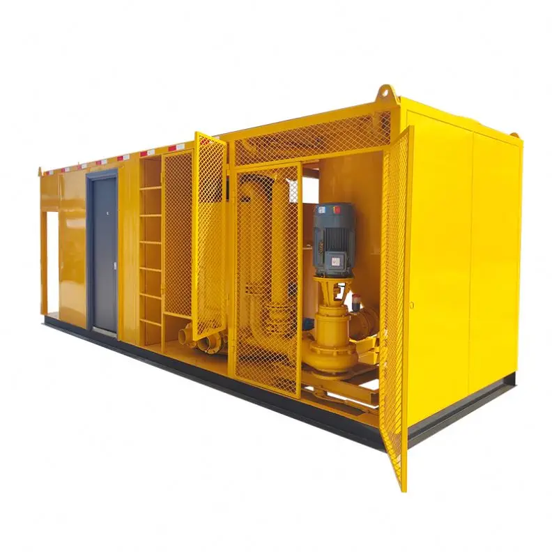 Cement Slurry Mixing Plants Mortar Jet Grouting Pumps Container Type Grout Batching Plant