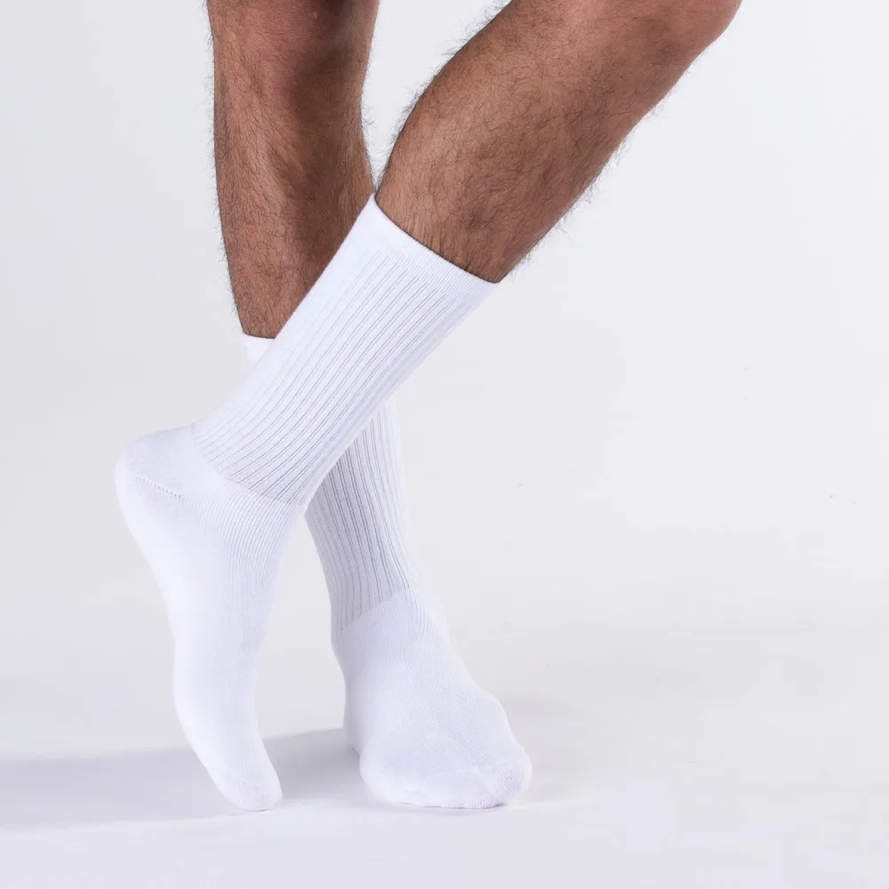 Cotton Plain Black Socks Mens Sports Crew Short Stockings Black Socks Unisex Polo Socks