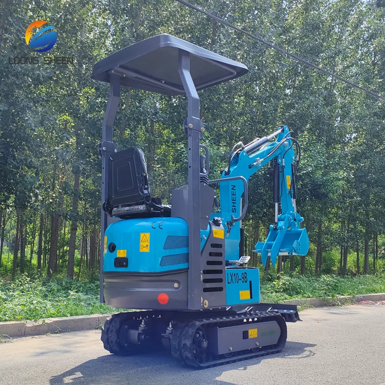 Multi Function Mini Excavators 1 ton 1.2 ton Micro Digger with Auger Hammer Buckets