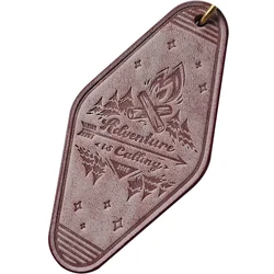 DAQIDO Hotel Keychains Multicolor Genuine Leather Keychain