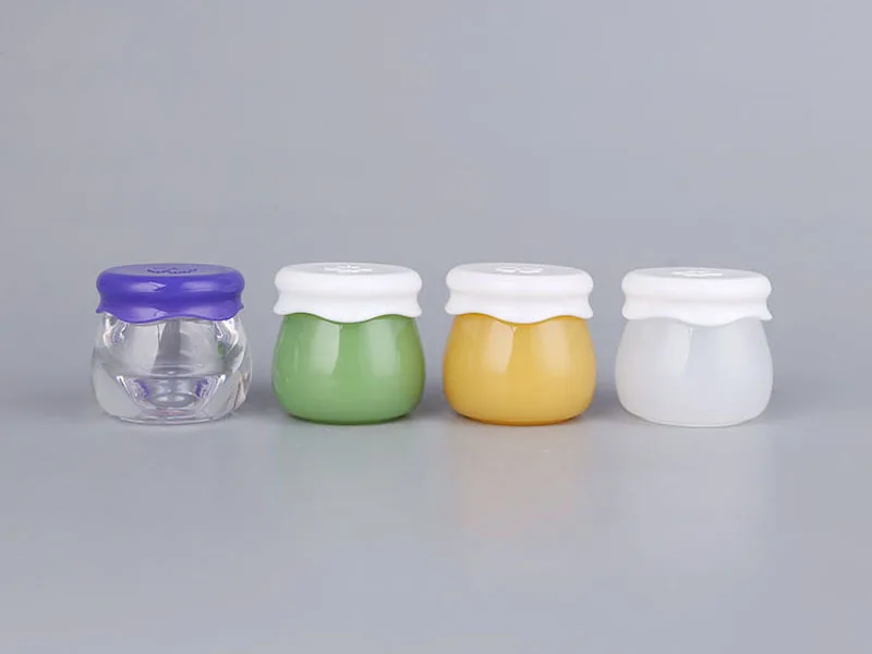 Frosted Glass Packaging Jar Set 15g 35g 45g Cosmetic Jar for Skin Care Cream Red Jar Set For Cream