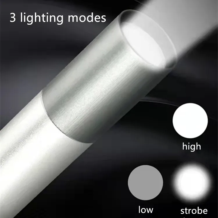 XPE led Lightweight Small Mini Torch Powerful  Stretch Zoom USB Led Torch Flashlight with Battery Rechargeable