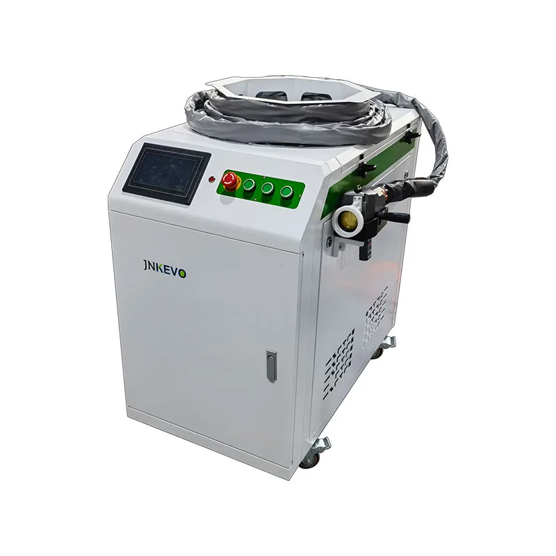 JNKEVO portable 200w 300w pulse laser cleaning machine for wood metal aluminum surface cleaning jpt max laser source