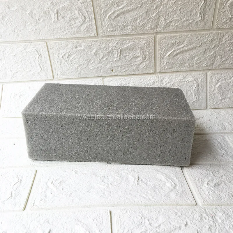 2020 High quality high density gray green color flower arrangement mud floral foam oasis dry and fresh flower mud