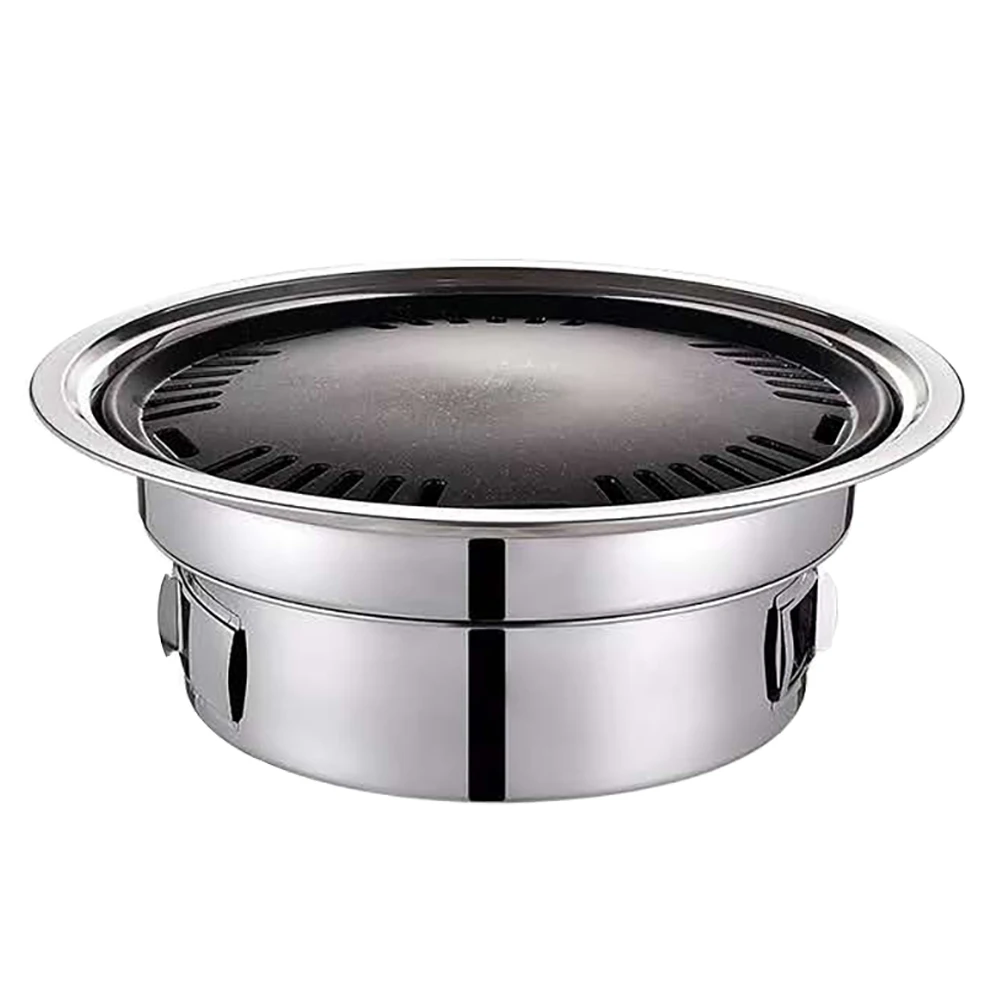 New Stainless Steel Camping Portable Outdoor Home Korean Charcoal BBQ Grill