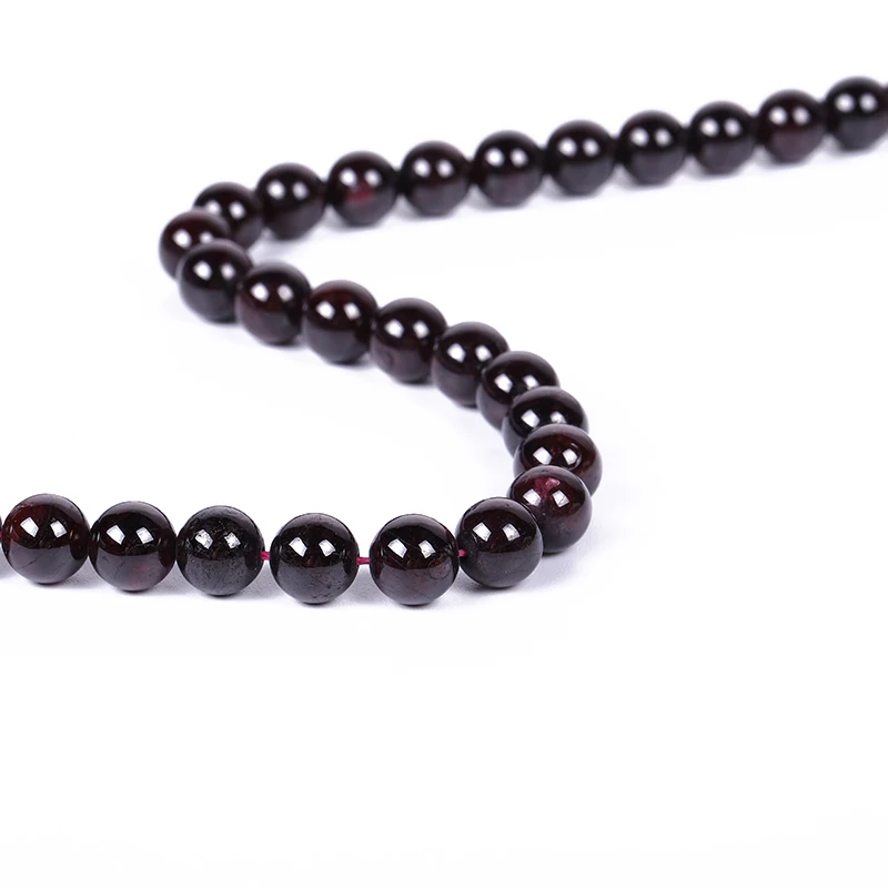 
High quality Natural stone beads red garnet round beads for DIY jewelry making (YSA027) 