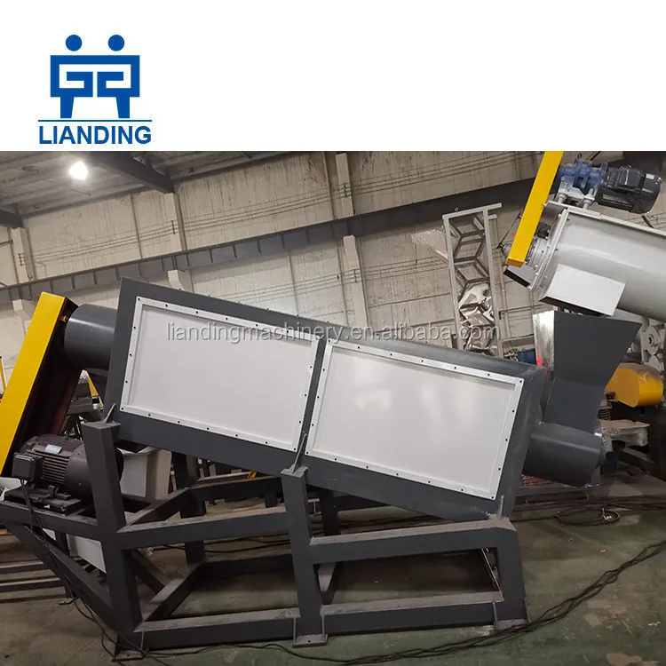 PET flakes friction washer