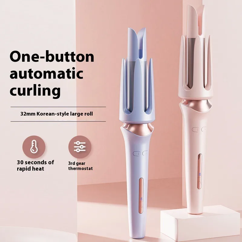 Moehair NEW Rotating Curling Iron Automatic Barrel Curling Iron Fast Heating Auto Hair Curler Wand Automatic Hair Curling Iron