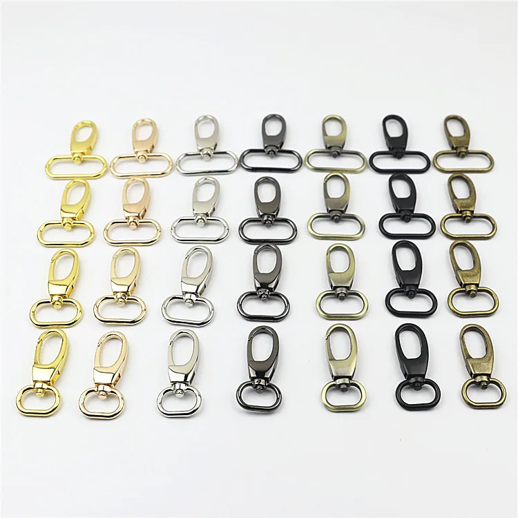 Various Color Swivel Snap Hook Trigger Clip Clasp For Leather Craft Bag Strap Belt Webbing