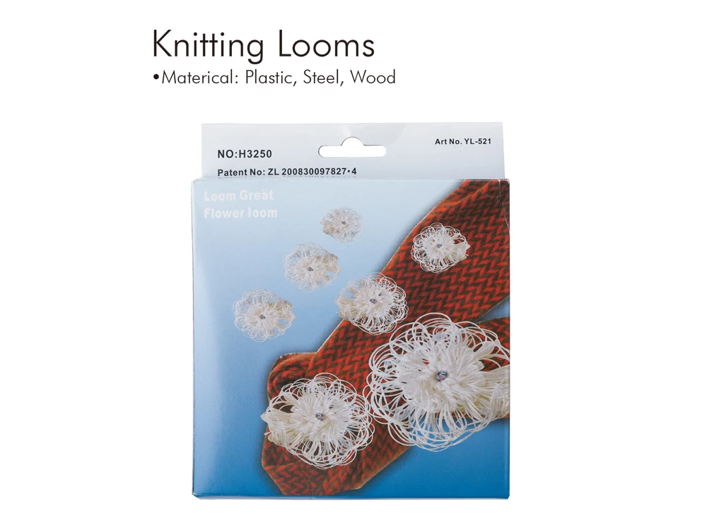 Flower Pattern Decorate Indoor DIY Baby Gift Knitting Loom Set