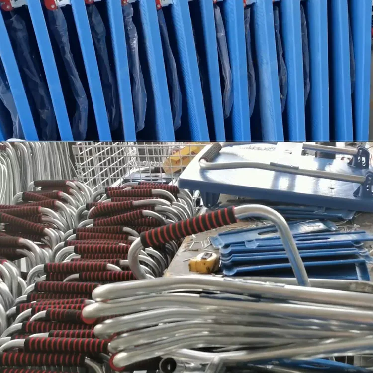 Trolley Carts Foldable Hand Truck Plastic Heavy Duty Load 350kg Green Thickened Plastic Car Board Transport