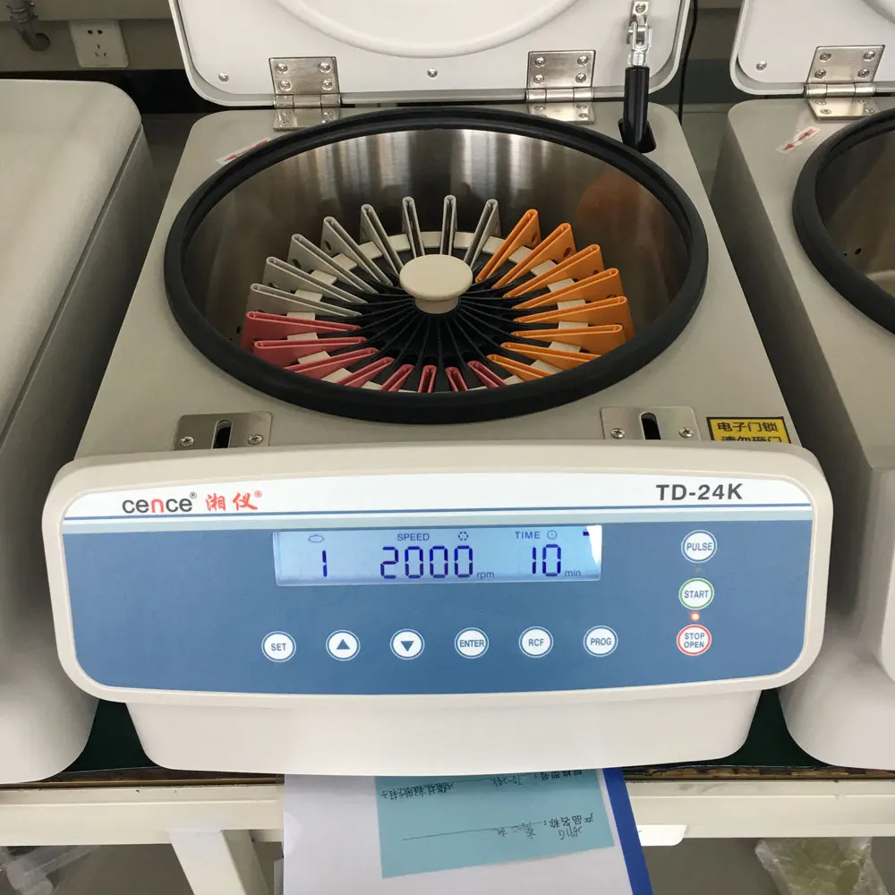 TD-24K Blood card id card 24cards gel card blood type centrifuge machine