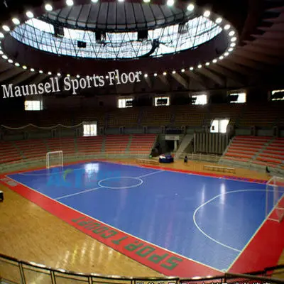 Suge PP Suspended Interlocking Flooring for Futsal Courts
