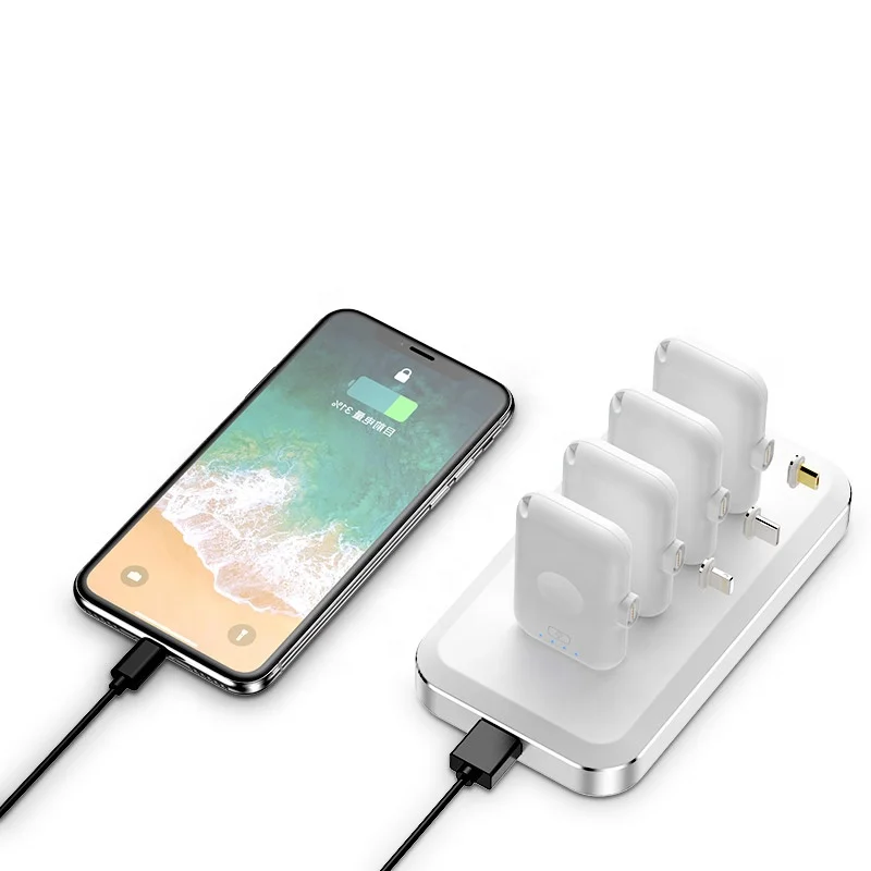 Hot sale universal Portable Charger mini Finger Magnetic power bank 8000 mah