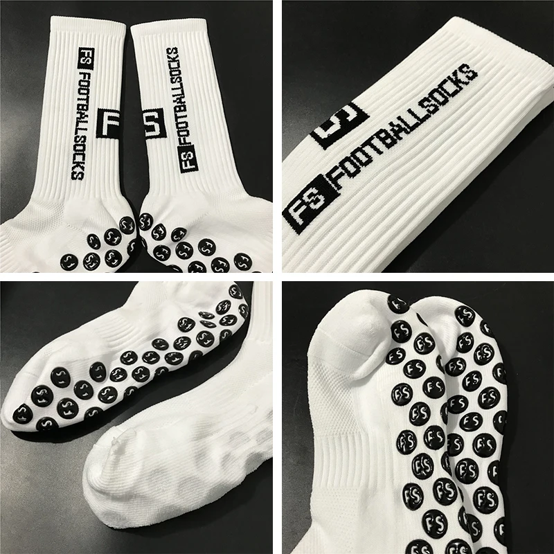 Hot sale breathable anti-slip athletic antideslizantes soccer calcetines deportivos grip custom logo sports men socks