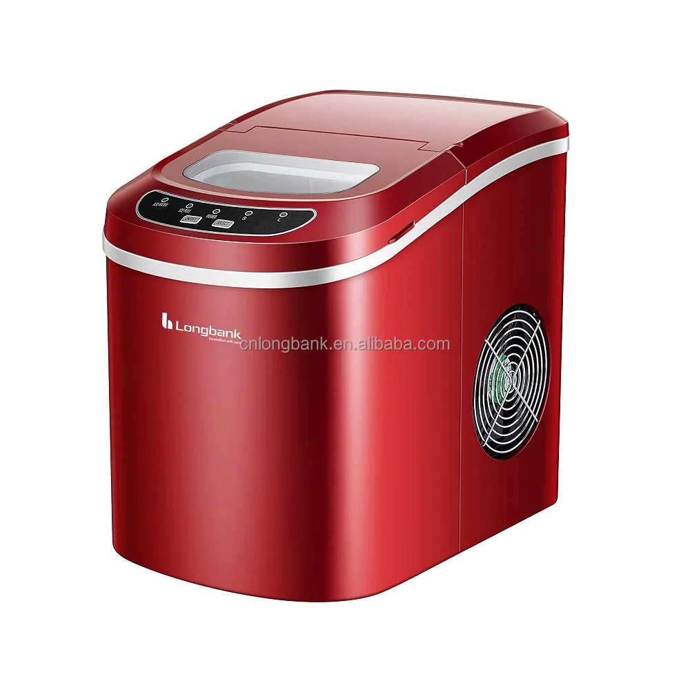 Круглое устройство для производства кубиков льда, портативный мини-генератор льда, производитель, распродажа, знаменитый производитель, 12 кг/24 часа, кнопка R600a/26 г