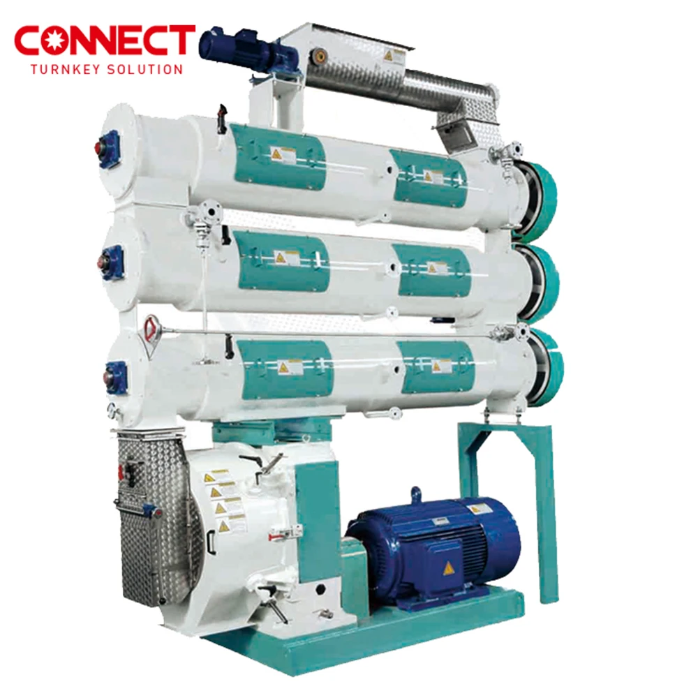3ton - 22ton Poultry Animal Feed Processing Machine Chicken Food Granule Feed Pellet Machine Production Line for Farm Breeding
