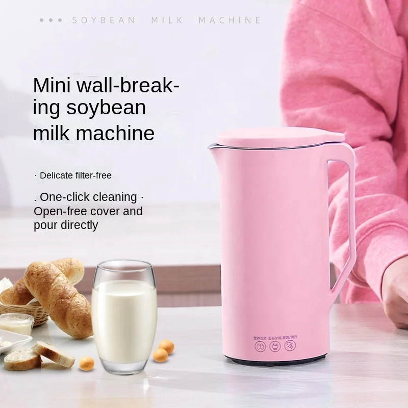 Multifunctional Household 304Stainless Steel High-Speed Motor Mini Blender Soy Milk Maker