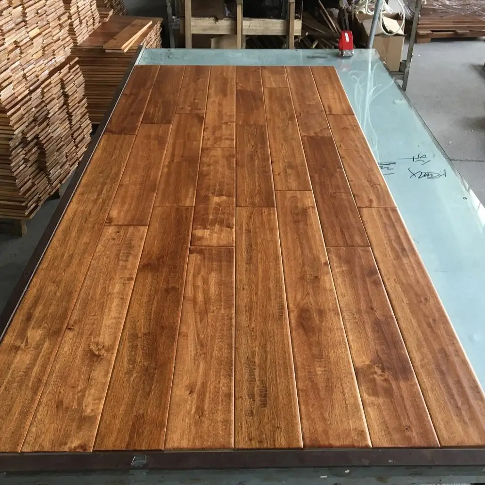 ABCD grade solid birch 18mm x 120mm x RL flooring