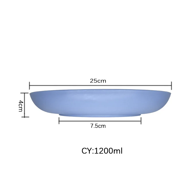 hot product natural fiber bamboo plate durable restaurant plate for home ,kitchen and restaurant