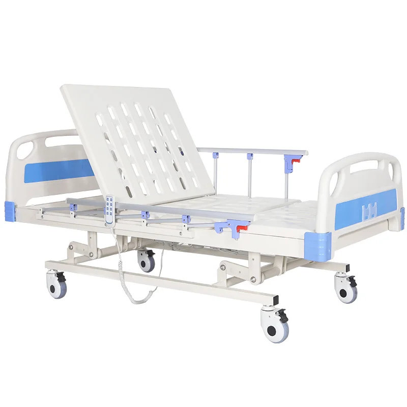 2021 hot sale for temporary isola multi functions 3 stainless folding cranks medical care hospital bed for patient