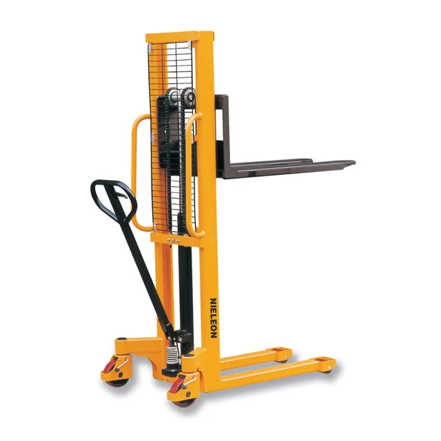 Half ton 1 ton 2 ton 3 ton manual hydraulic lift truck stacker forklift lift forklift loading and unloading hand push truck