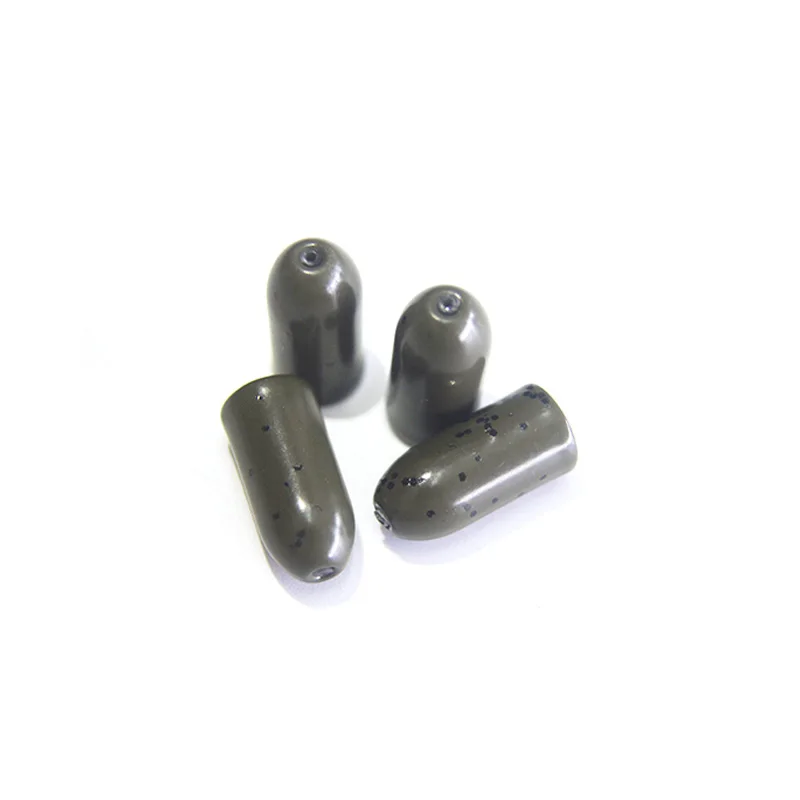 High Quality Fishing Sinkers Tungsten Weights Tungsten Worm Weight Tungsten Bullet Weight Matte Black