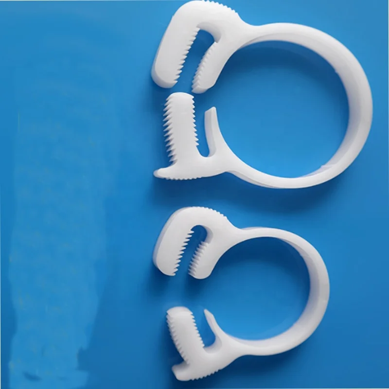 Plastic hose hoops Nylon strap throat hoop Plastic pipe clamp