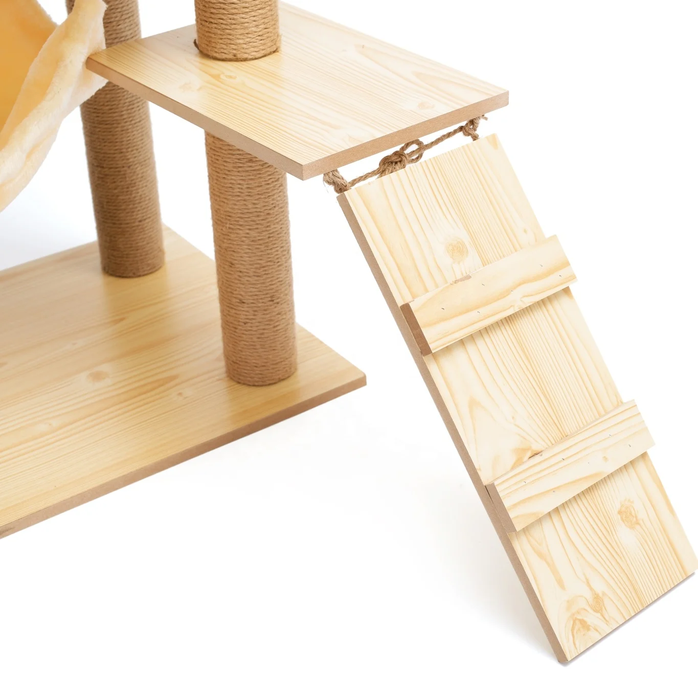 Luxury adult cat tower tree wood toy
