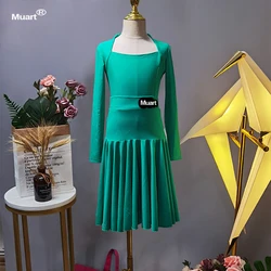 Ballroom Tango Children Latin Salsa Dance Dress Girl Kids Competition Practice Outfits dance dress