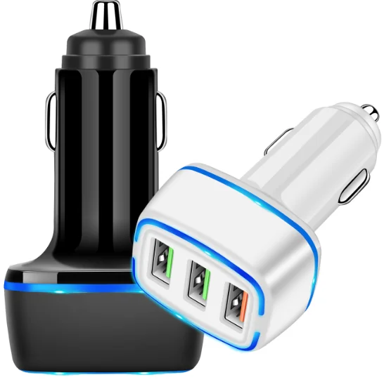 
New Car Charger cream mosa Charger 24V Truck USB Cigarette Lighter Conversion plug r2 wireless car charger 