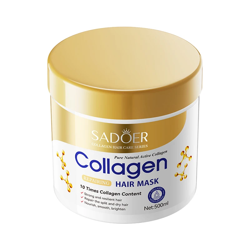 SADOER Organic Ossein Bone Collagen Nourishing Moisturizing Hair Conditioner Smooth Fluffy Dry Hair Care Mask