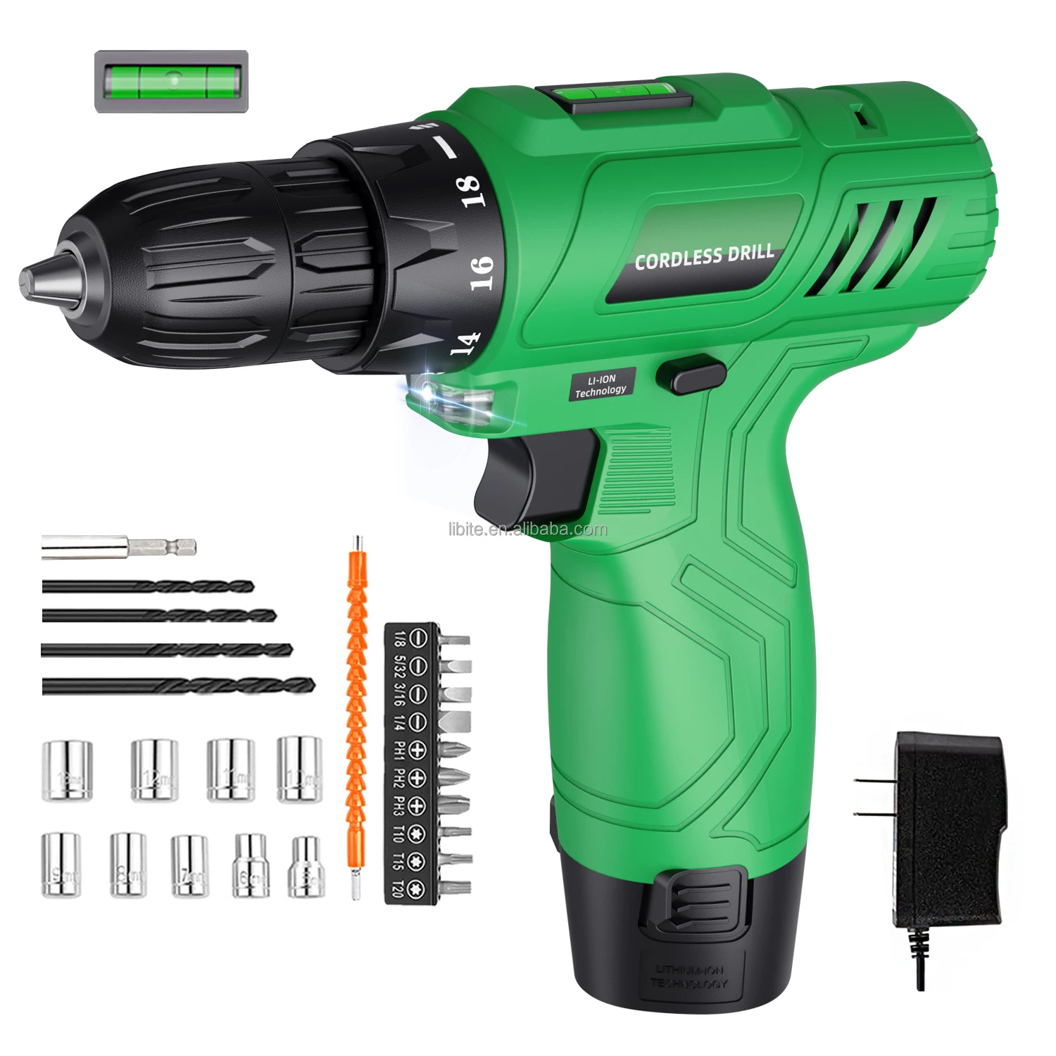 21v The Best Battery Cordless Electric Drill Power Drilling Machines Brushless Drill Tools Combo Set