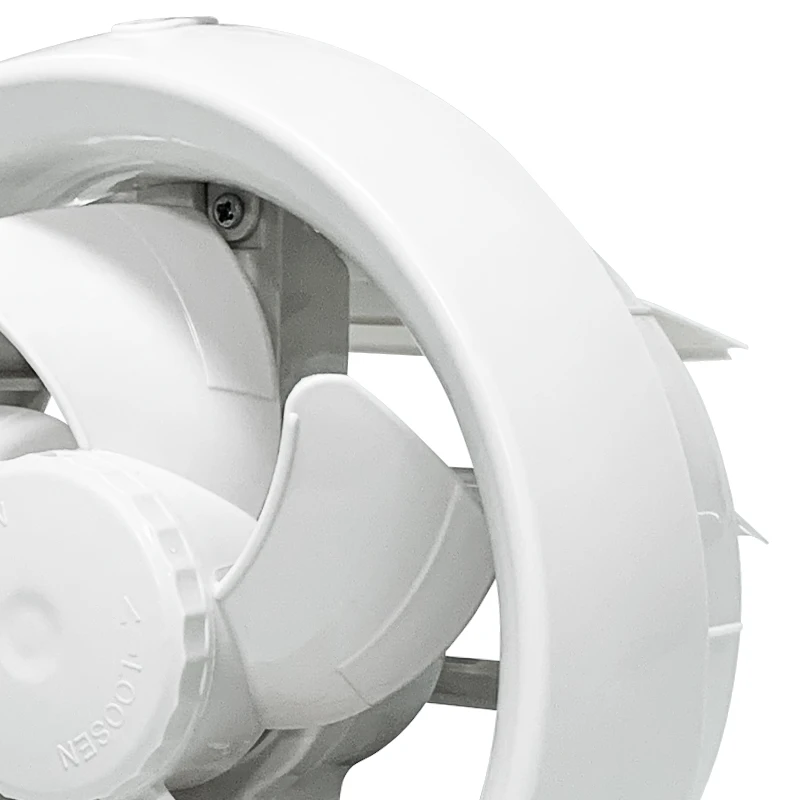 Angega VF-X6C 6 inch  Window Mounted Plastic Round Ventilation Fan  Auto Shutter exhaust fan