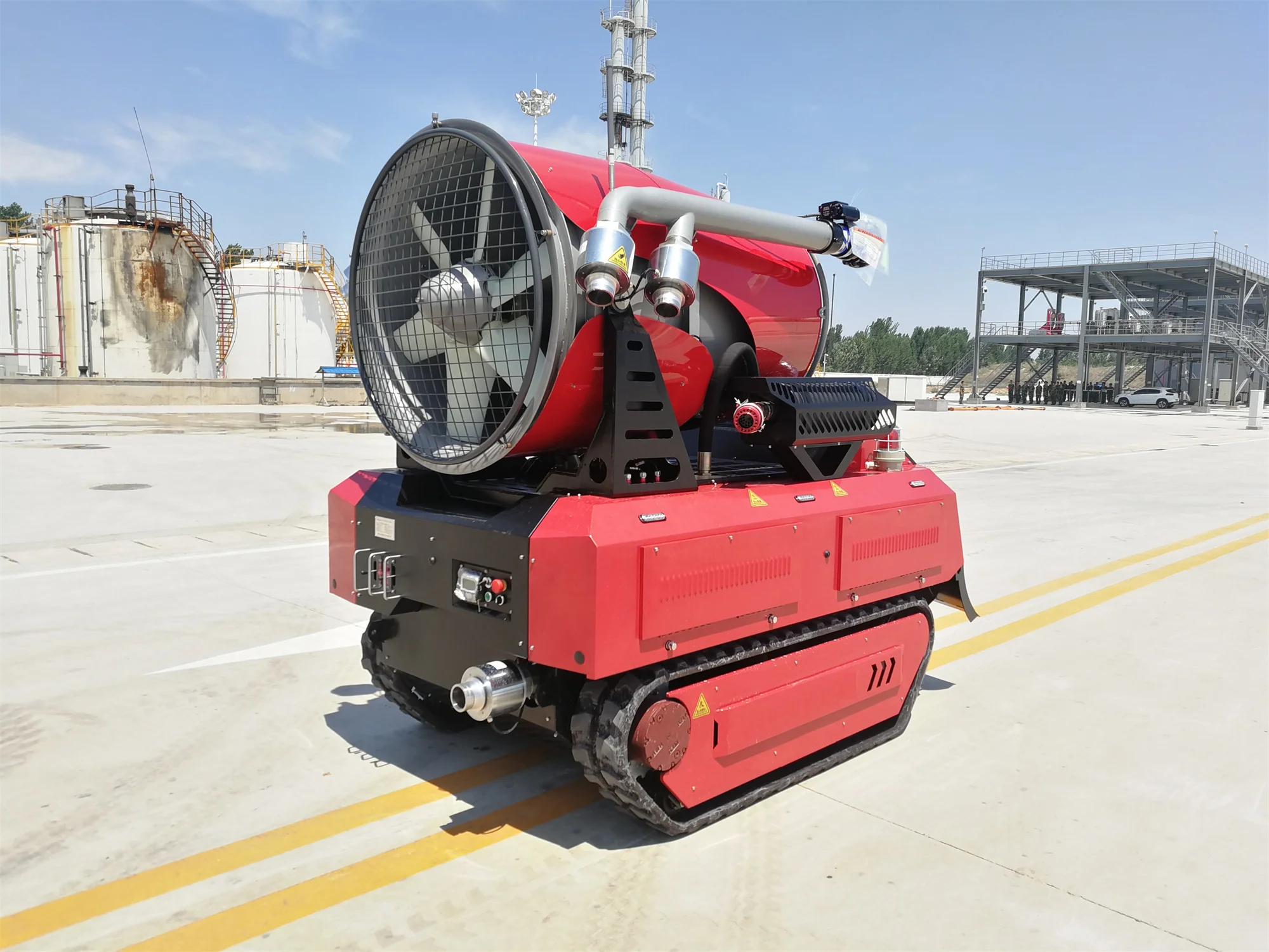 Professional Automatic Water Monitor Fire Fighting Crawler Heavy Equipment Intelligent Robot
