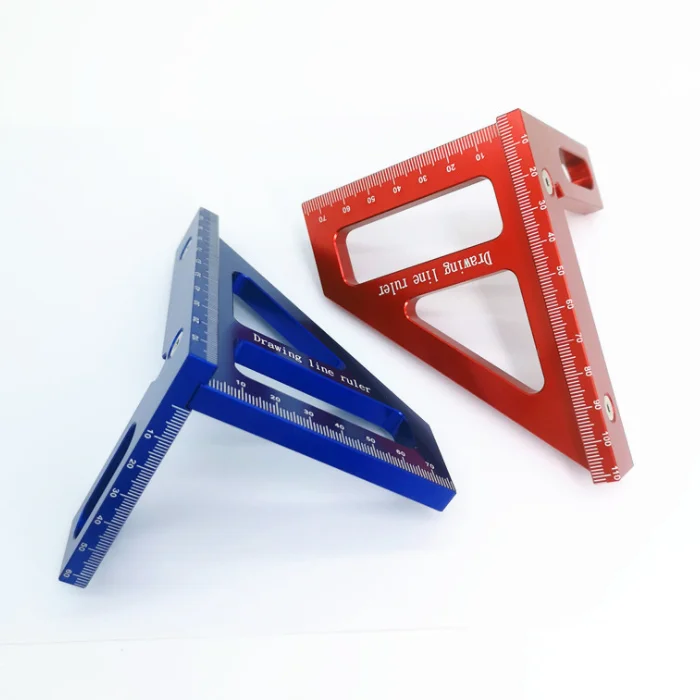 Factory Direct Selling Ruler Woodworking T-type Line Scriber Hole Scale Ruler Mark Line Gauge