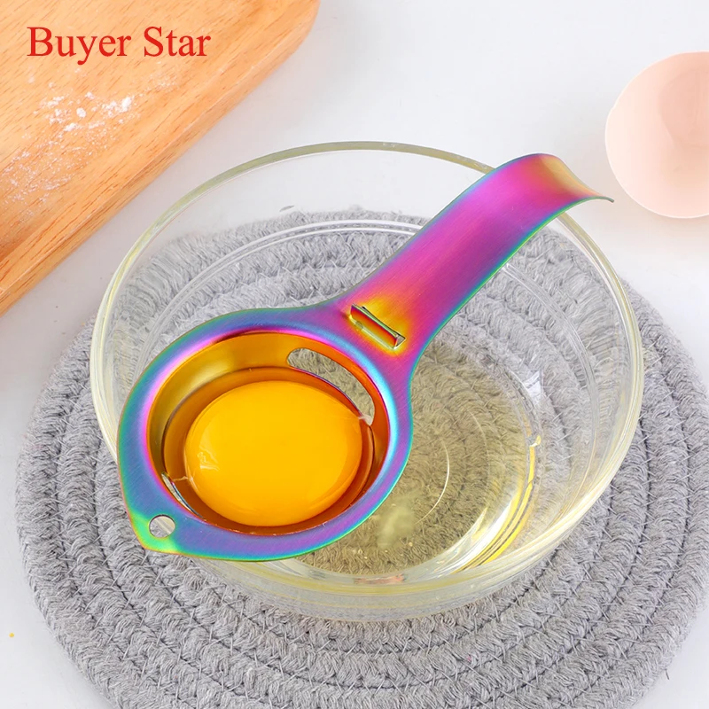 Stainless Steel 304 Colored Egg Yolk Divider Tools Convenient Egg Yolk Separator