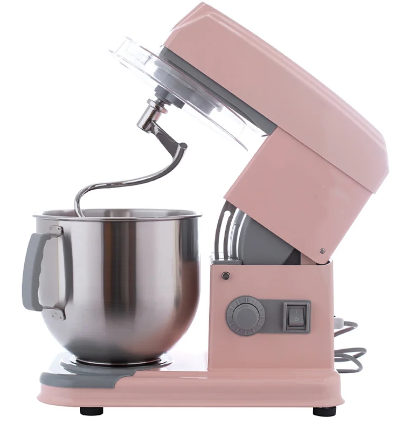 Household Kitchen Appliance Stainless Steel Cake Bread Pizza Dough Knob Stand Mixer