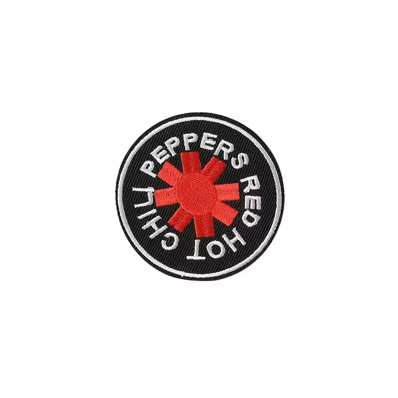 Custom Logo Design Thermal Press Woven Embroidery Patch, Embroidered Clothes Fabric Badges Iron on Patches.