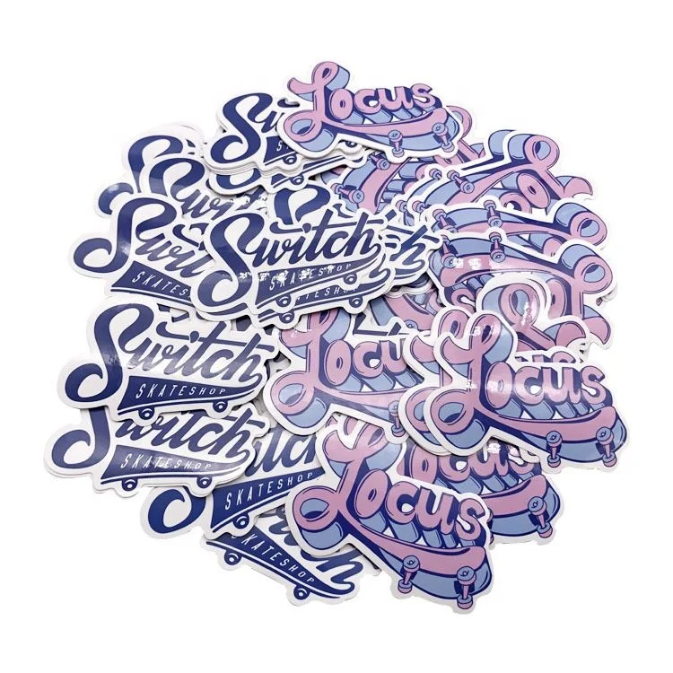 Hot Sale Accept Customization Skateboard Random Sticker Packs,Glossy Decorative Waterproof Vinyl Decals